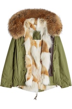 Cotton Parka with Raccoon and Coyote Fur by Mr & Mrs Italy