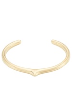 Peak 14kt Yellow Gold Plated Bangle by Jennifer Fisher