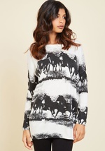 Styled, Styled Horses Knit Top by Miss Jolie/M.T.J. London Ltd.