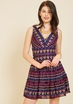 Jubilant Reunion A-Line Dress by Anna Sui