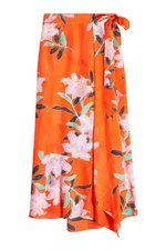 Printed Maxi Skirt in Cotton and Silk by Diane von Furstenberg