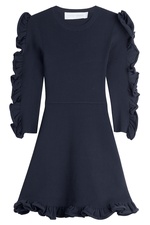 Dress with Cloqué Skirt by Victoria Victoria Beckham