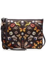 Printed Fabric Shoulder Bag by Alexander McQueen