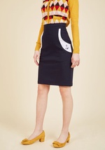 Take Me Aweigh Pencil Skirt by Rock Steady/Steady Clothing In