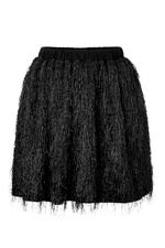 Cotton Blend Fringed Skirt by Julien David