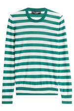 Riga Striped Cashmere Pullover with Silk by Dolce & Gabbana