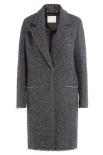 Striped Wool Coat by By Malene Birger