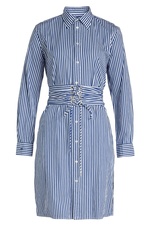 Cotton Shirt Dress with Lace-Up Waist by Polo Ralph Lauren