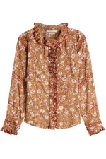 Mauryn Printed Ruffled Blouse by Isabel Marant Étoile