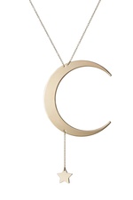 Moon and Star Necklace by Roberto Cavalli