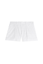 Perforated Silk Shorts by Fendi