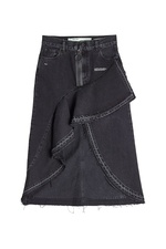 Ruffled Denim Skirt by Off-White