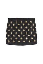 Embellished Denim Skirt by Balmain