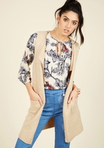 Vest Assured Cardigan by Staccato