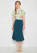 Flare It With Anything Midi Skirt by Miss Candyfloss