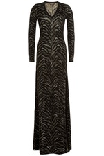 Floor-Length Jacquard Gown by Roberto Cavalli