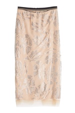 Embellished Skirt with Chiffon Hem by N°21