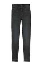 Mid Rise Distressed Skinny Jeans by J Brand