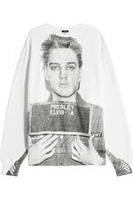 Elvis Mugshot Cotton Sweatshirt by R13