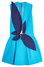 Structured Cotton Dress with Appliqué by Delpozo