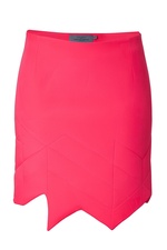 Asymmetric Hem Scuba Skirt by Preen