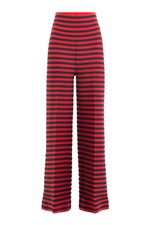 Striped Wide Leg Pants with Virgin Wool by Sonia Rykiel