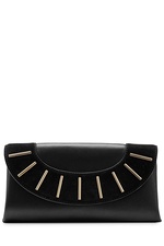 Leather and Pony Hair Shoulder Bag by Diane von Furstenberg