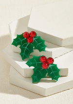 Vinca Holly Haute Earrings by Vinca