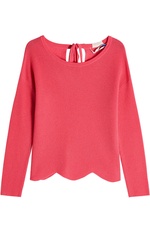 Cashmere Pullover with Scalloped Hem by 81 Hours