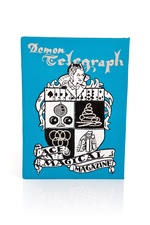 Handcrafted Demon Telegraph Clutch by Olympia Le-Tan