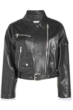 Leather Biker jacket with Fur Lining by Natasha Zinko