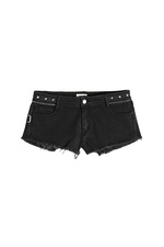 Paly Spikes Denim Cut-Offs by Zadig & Voltaire