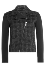 Tweed Biker Jacket by Karl Lagerfeld