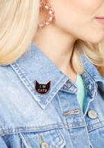 Whisker Appreciator Pin by These Are Things, LLC