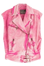 Washed Denim Vest by Roberto Cavalli