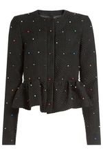 Embellished Jacquard Coat by Marco de Vincenzo