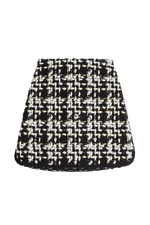 Bouclé Mini Skirt with Virgin Wool by Giambattista Valli