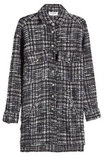 Tweed Coat with Wool and Cotton by The Kooples