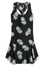 Gardenia Printed Silk Chiffon Dress by Anna Sui