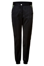 Satin Pants with Contrast Side Stripe by Faith Connexion