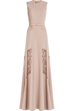 Floor Length Gown with Statement Buttons by Elie Saab