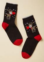 Sleigh Awhile Socks by Pretty Polly