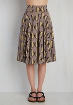 Easy Peasy, Livin' Breezy Midi Skirt in Hearts by Effie's Heart