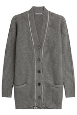 Cashmere Cardigan with Embellished Zippers by Alexander McQueen