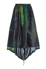 Silk Skirt with Asymmetric Hem by Kenzo