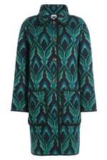 Wool Coat with Metallic Thread by M Missoni