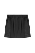 Satin Elastic Waist Mini-Skirt by Kenzo