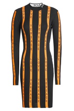 Logo Dress with Wool by Versace