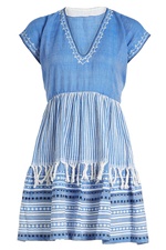 Izara Embroidered Cotton Dress by LemLem