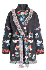 Tree Of Life Cashmere Cardigan with Belt by ALANUI